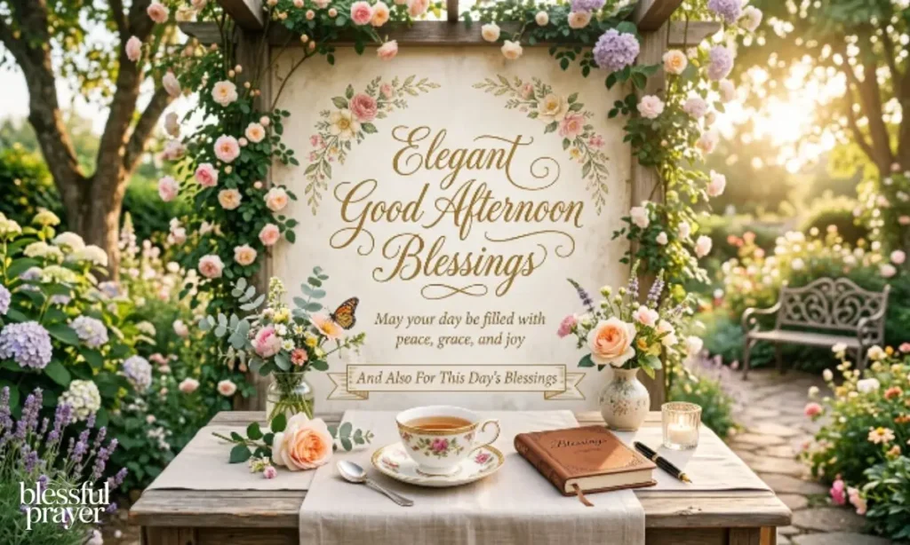 Elegant Good Afternoon Blessings