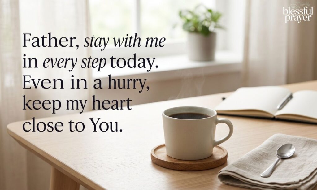 Short Saturday Morning Prayer When You're in a Hurr