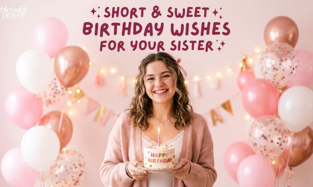 Short and Sweet Birthday Wishes for Your Sister