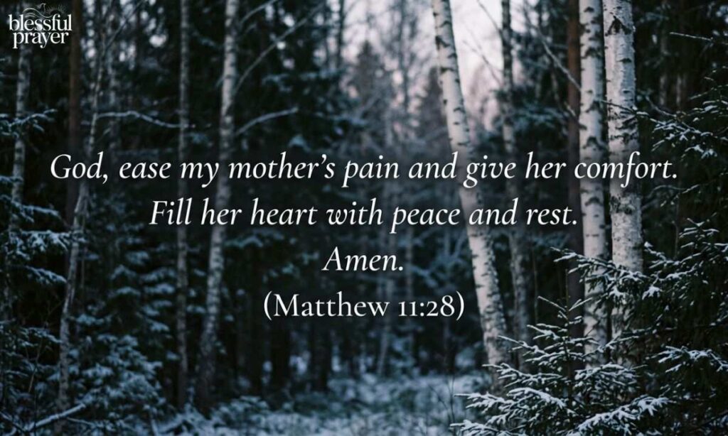 Prayer for Pain Relief and Comfort