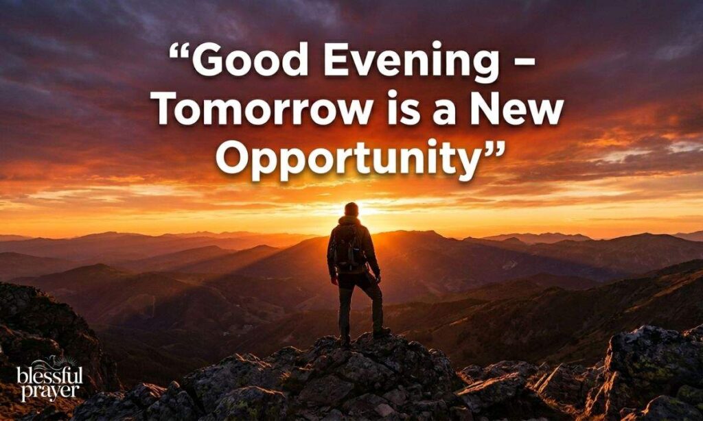 Motivational Good Evening Blessings