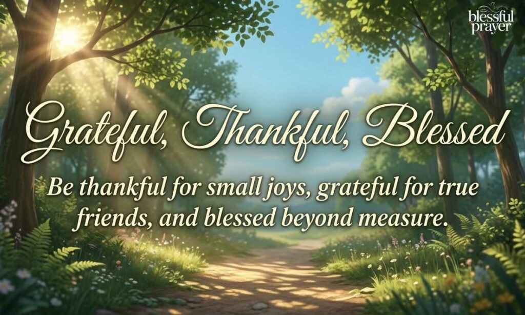 Grateful Thankful Blessed Quotes to Count Every Joy