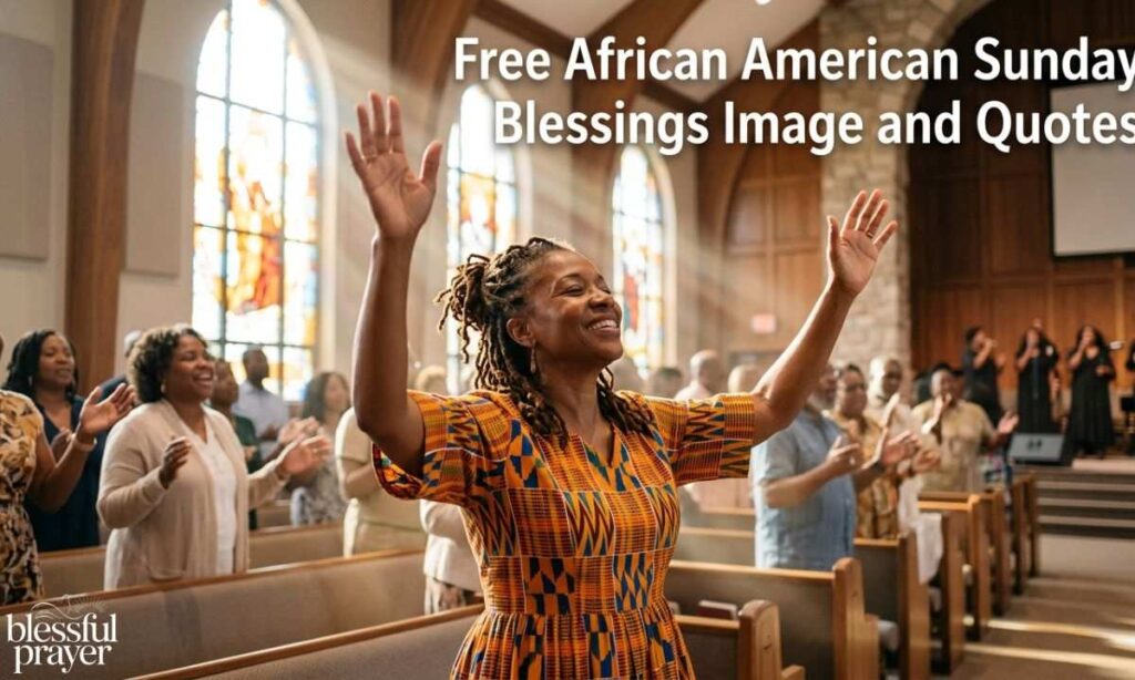 Free African American Sunday Blessings Image and Quotes
