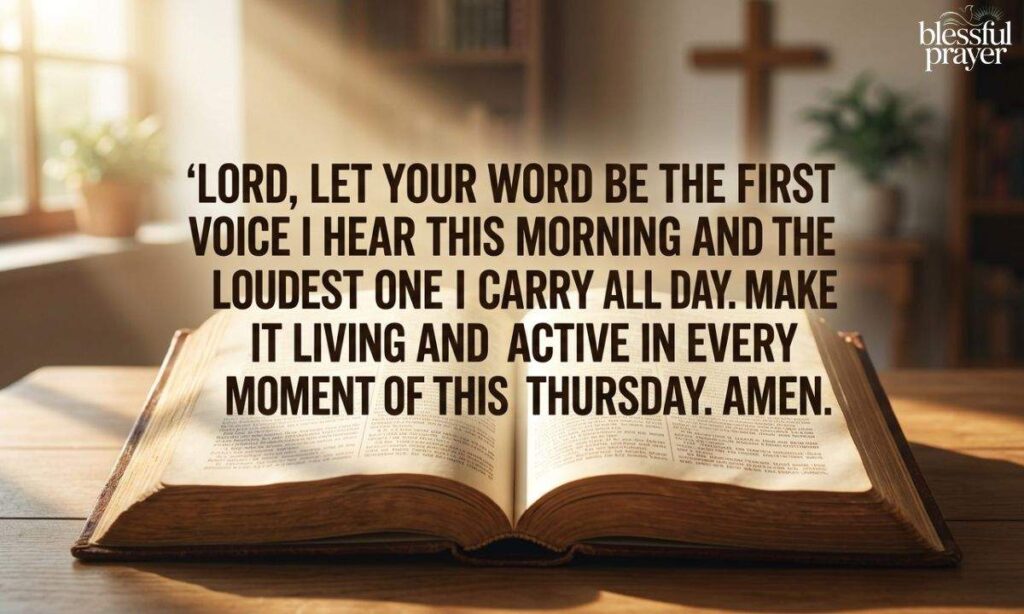 Bible Verses to Read on Thursday Morning