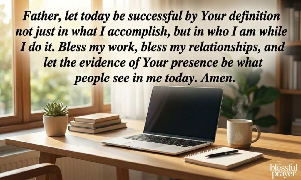 Blessing Prayer for a Successful Day