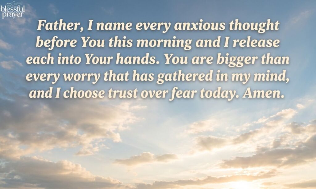 Prayer for Anxiety and Overwhelmed Thoughts