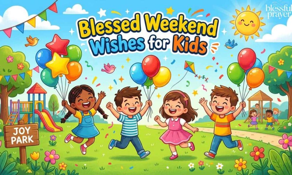 Have a Blessed Weekend Wishes for Kids