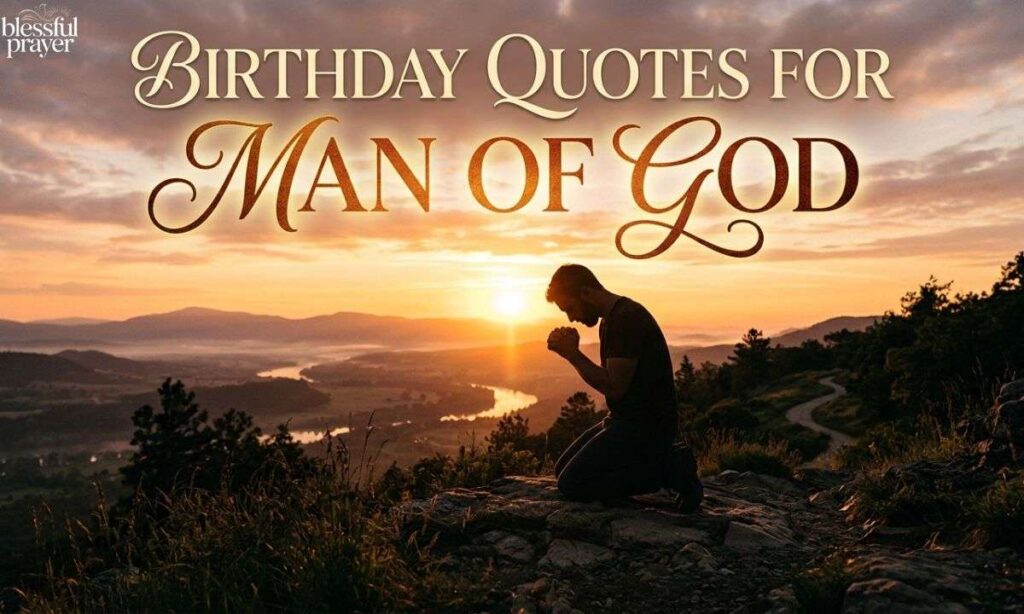Happy birthday to man of god quotes 