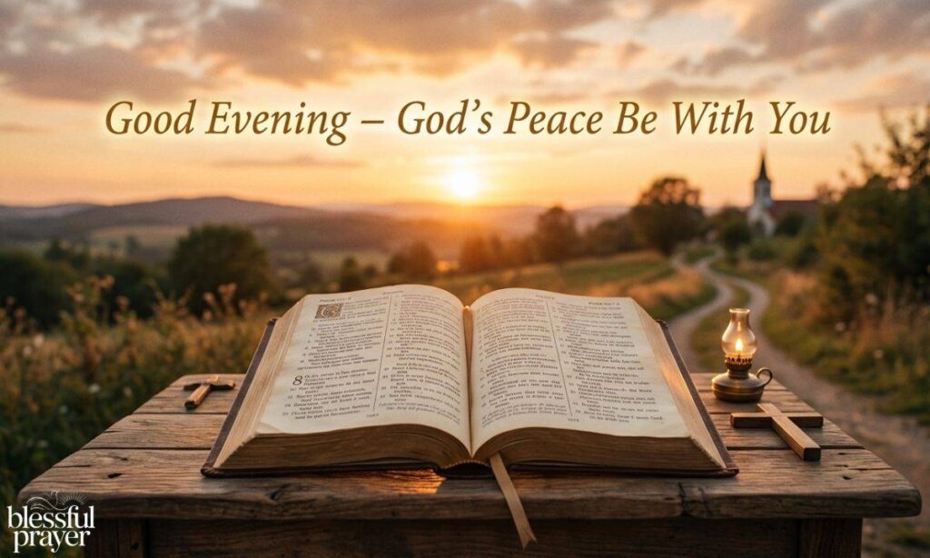 Good Evening Blessings Bible Verse
