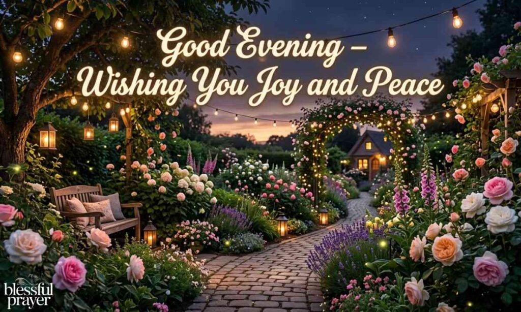 Delightful Good Evening Blessings and Wishes