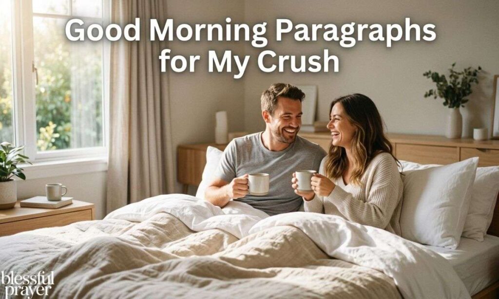 Good Morning Paragraphs for My Crush