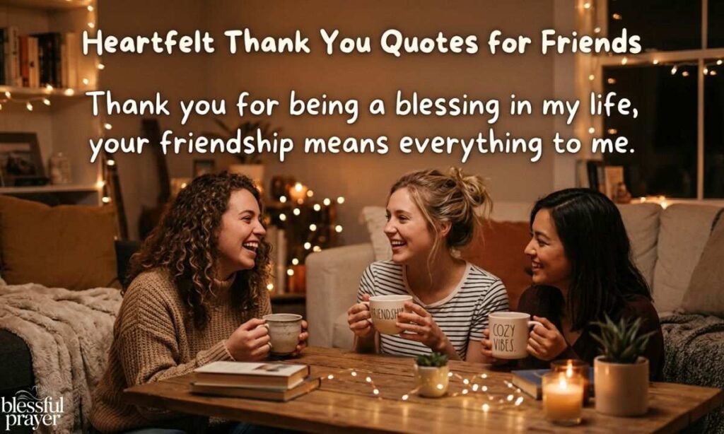 Heartfelt Thank You Quotes for Friends  
