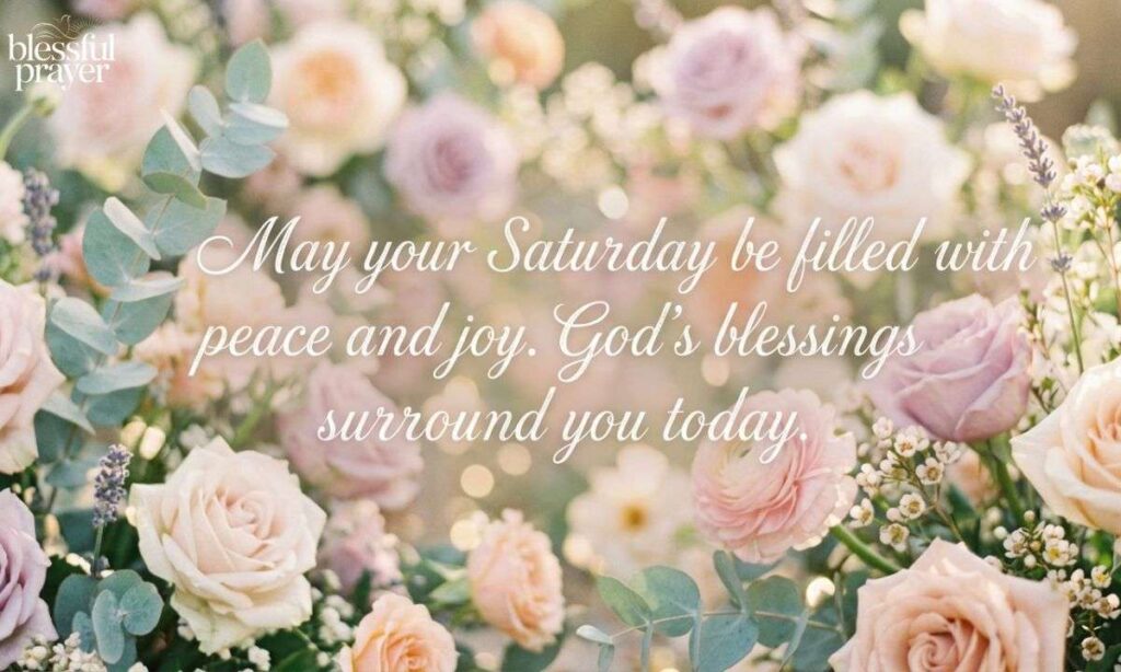 Beautiful Saturday Morning Blessings to Share
