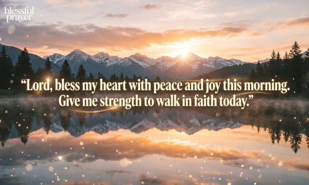 Saturday Morning Prayer for Peace, Joy, and Strength