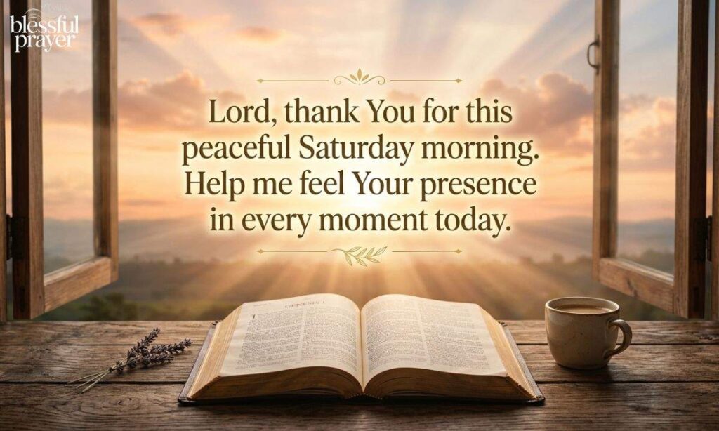 Why Saturday Mornings Matter Spiritually