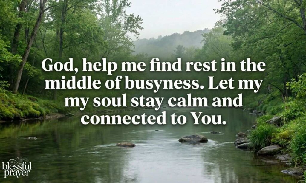 Finding Spiritual Rest on a Busy Weekend