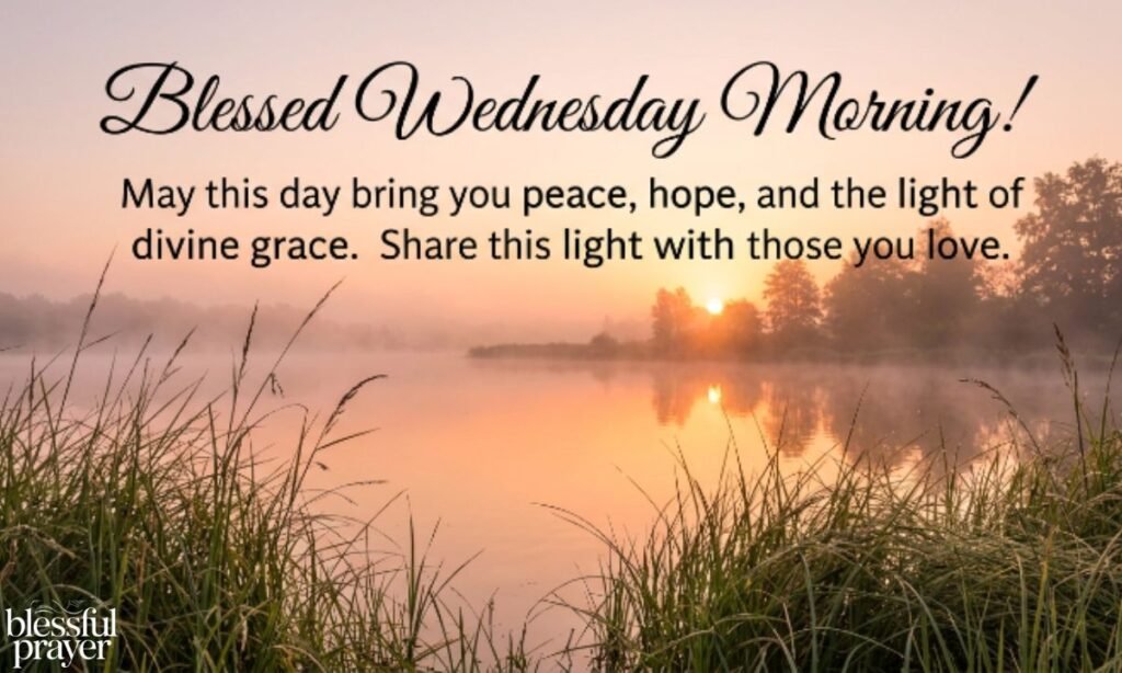 Blessed Wednesday Morning Messages for Friends and Family