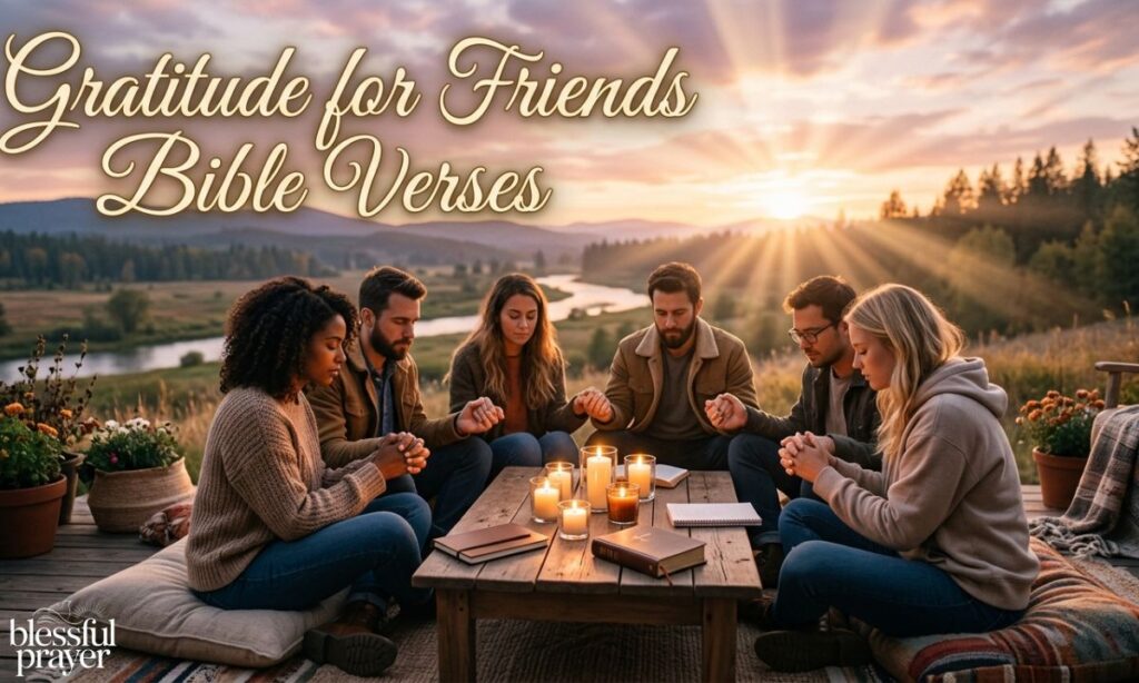 Gratitude for Friends Bible Verses