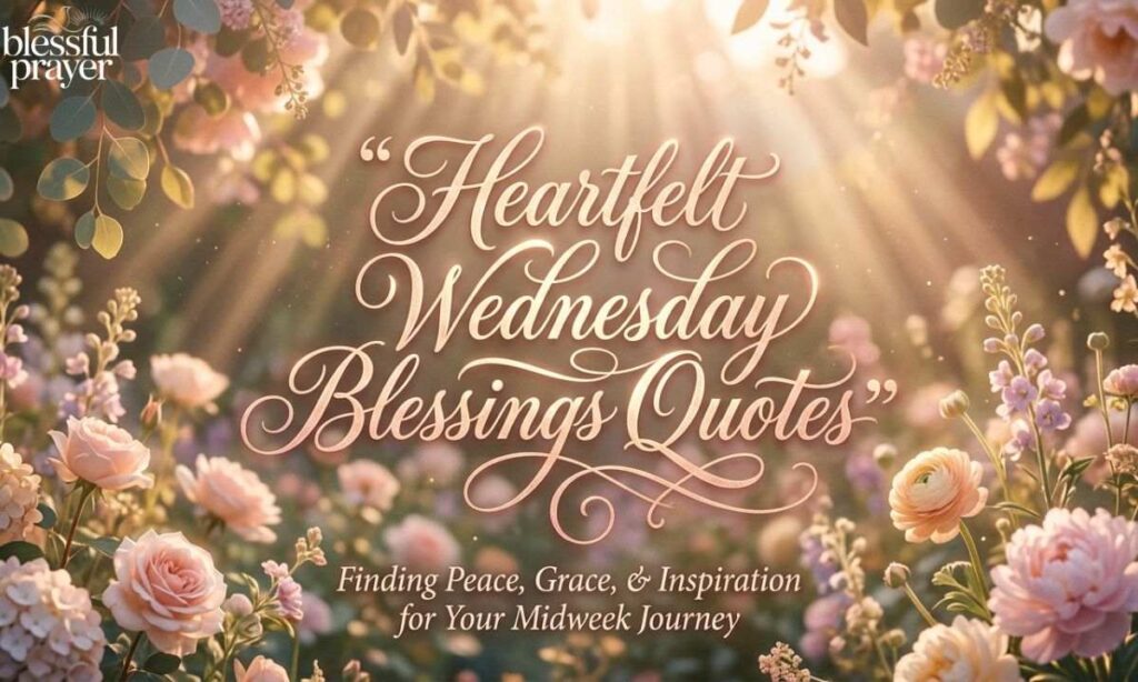 Heartfelt Wednesday Blessings Quotes