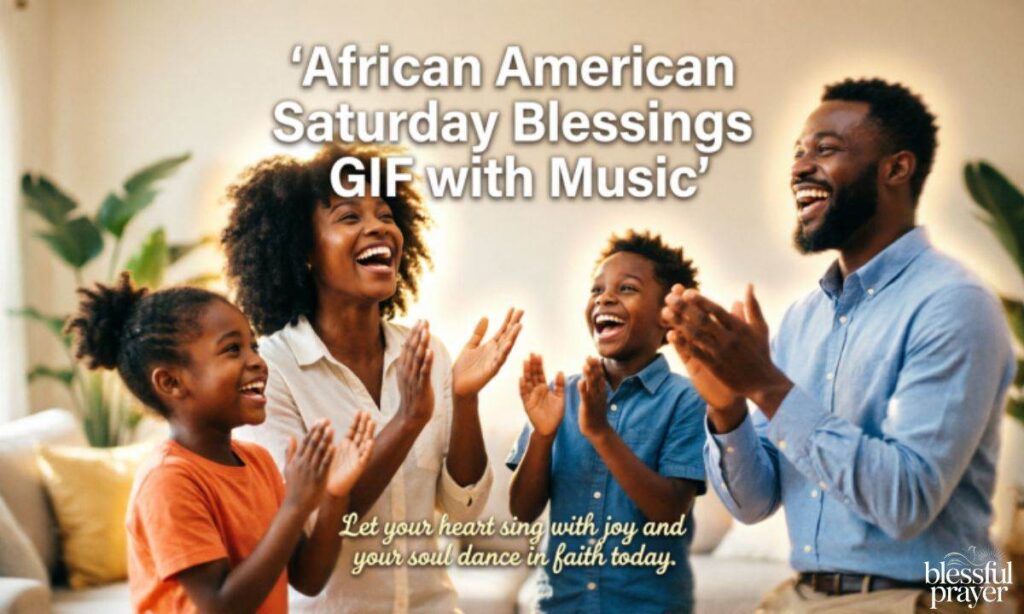 African American Saturday Blessings GIF with Music