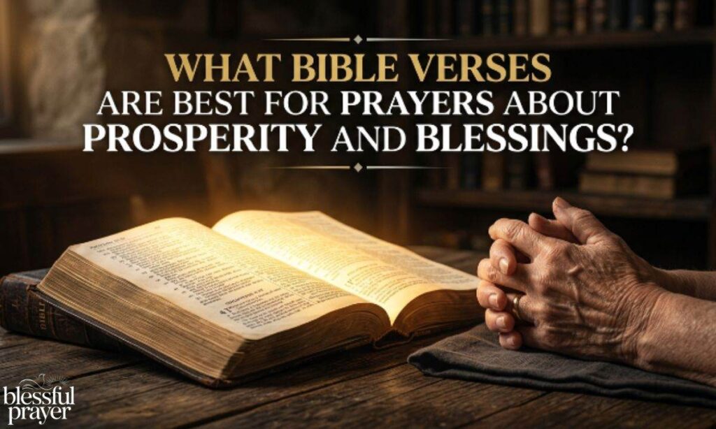 What Bible Verses Are Best for Prayers About Prosperity and Blessings?
