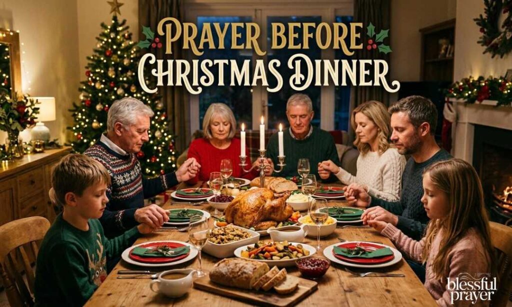 Opening Prayer Before Christmas Dinner