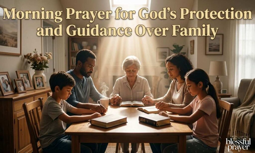 Morning Prayer for God's Protection and Guidance Over Family