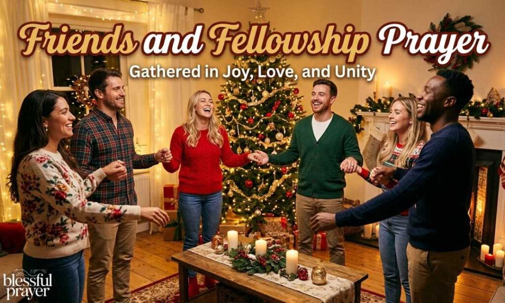 Christmas Party Prayer for Friends and Fellowship