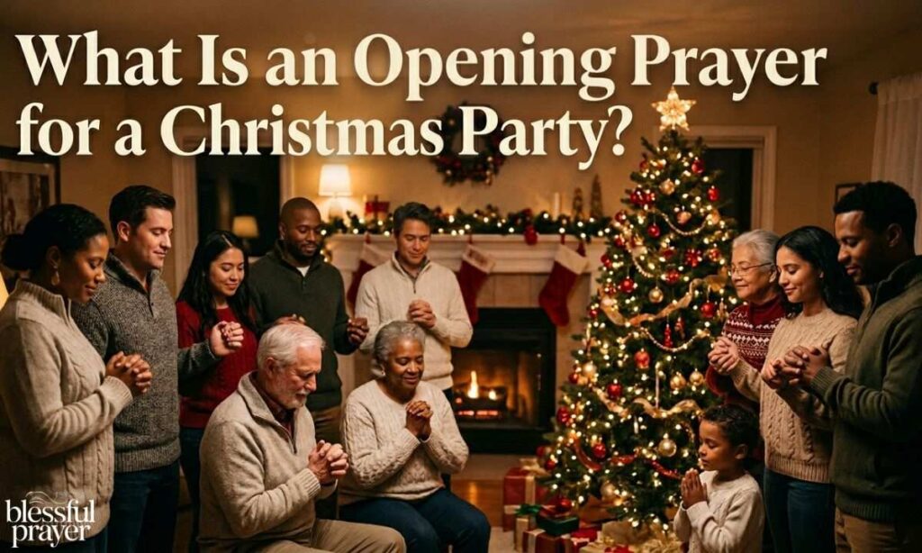 What Is the Best Short Opening Prayer for a Christmas Party?