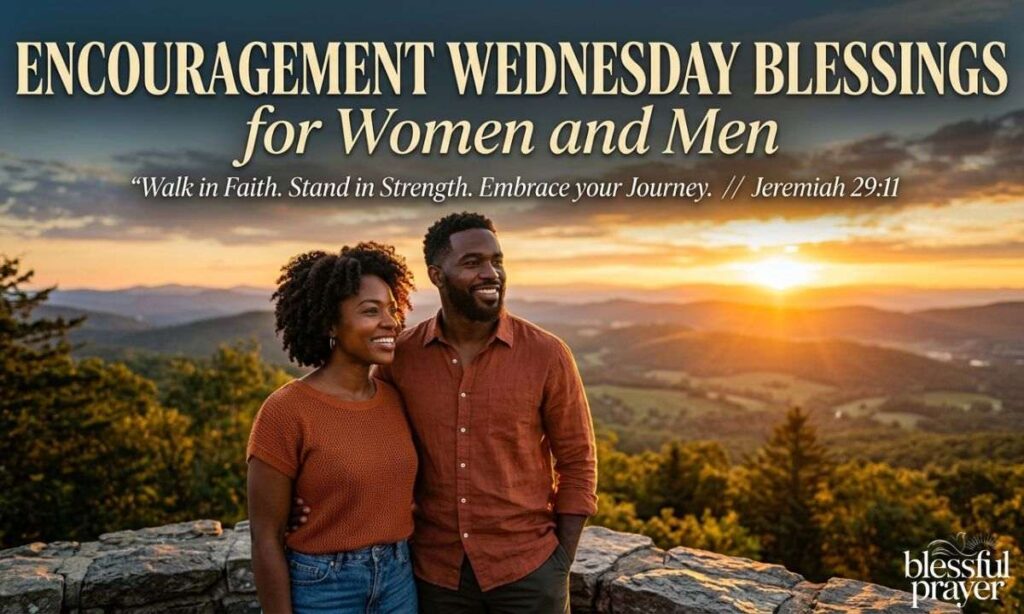 Encouragement Wednesday Blessings for Women and Men
