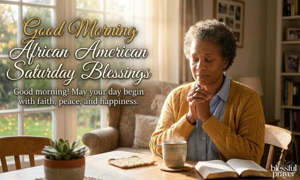 Good Morning African American Saturday Blessings
