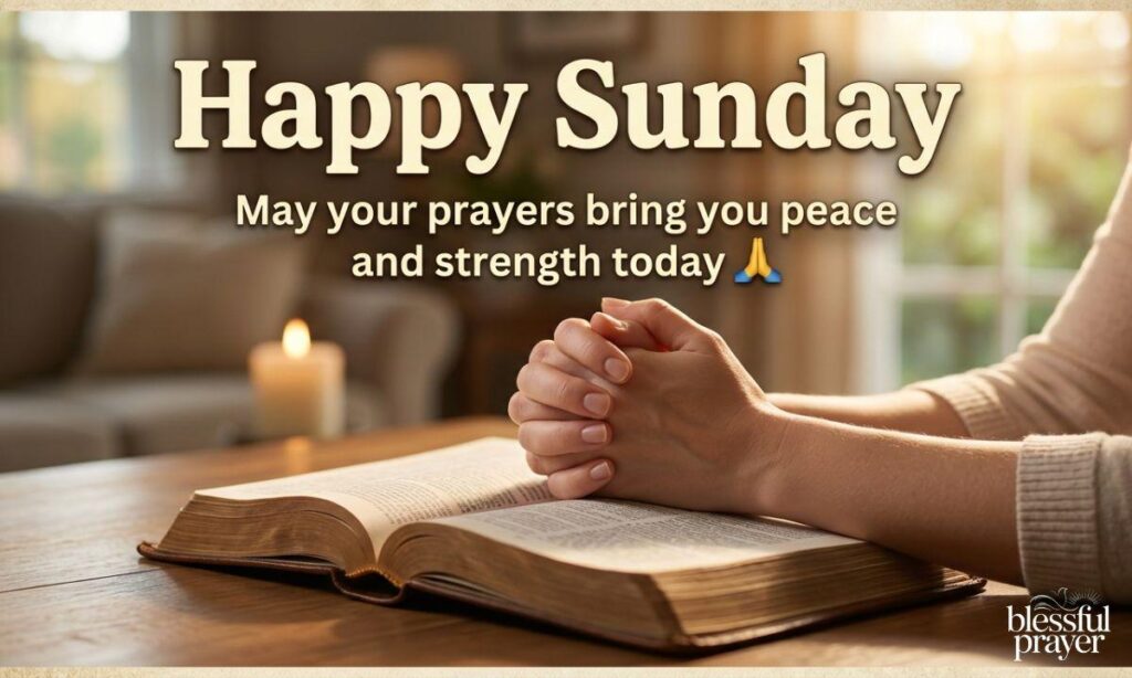 Happy Sunday Prayer Quotes