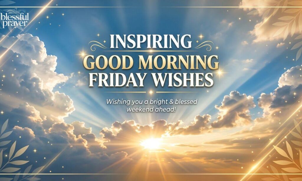 Inspiring Good Morning Friday Wishes