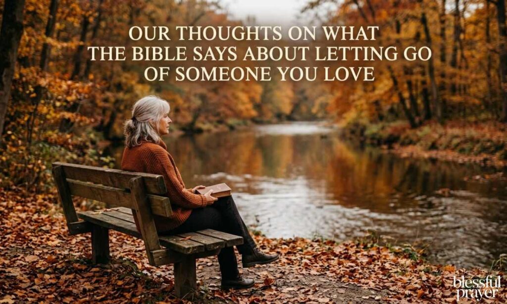 Our Thoughts On What the Bible Says About Letting Go of Someone You Love