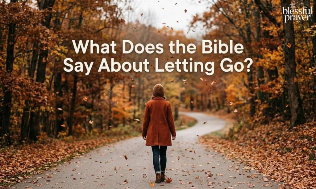 What does the Bible say about letting go?