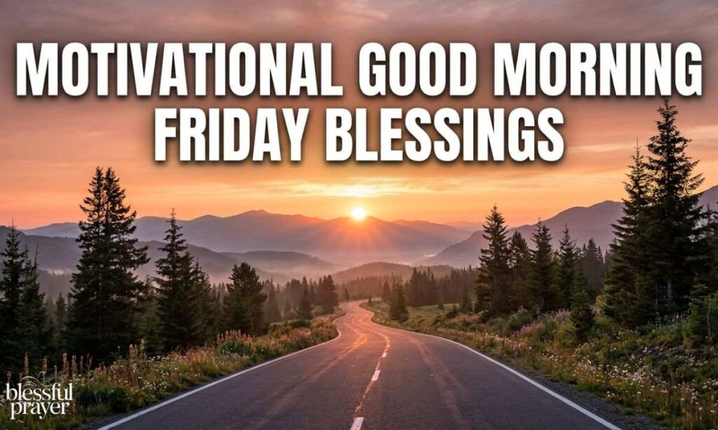 Motivational Good Morning Friday Blessings