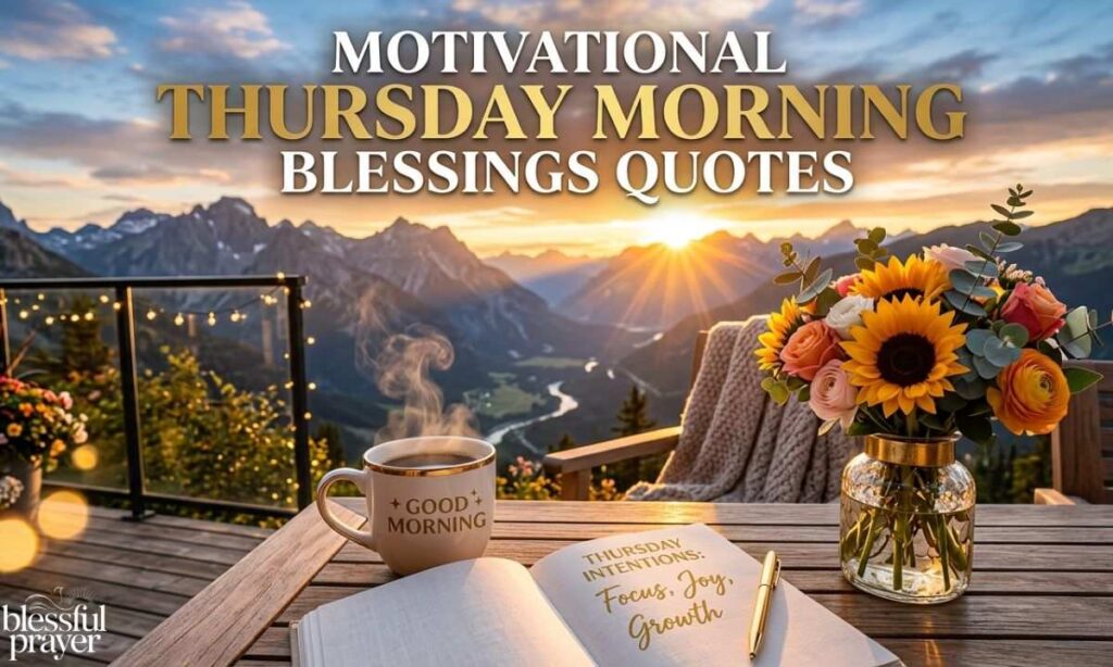 Motivational Thursday Morning Blessings Quotes