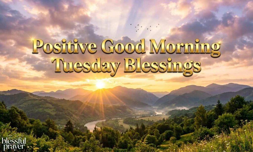 Positive Good Morning Tuesday Blessings