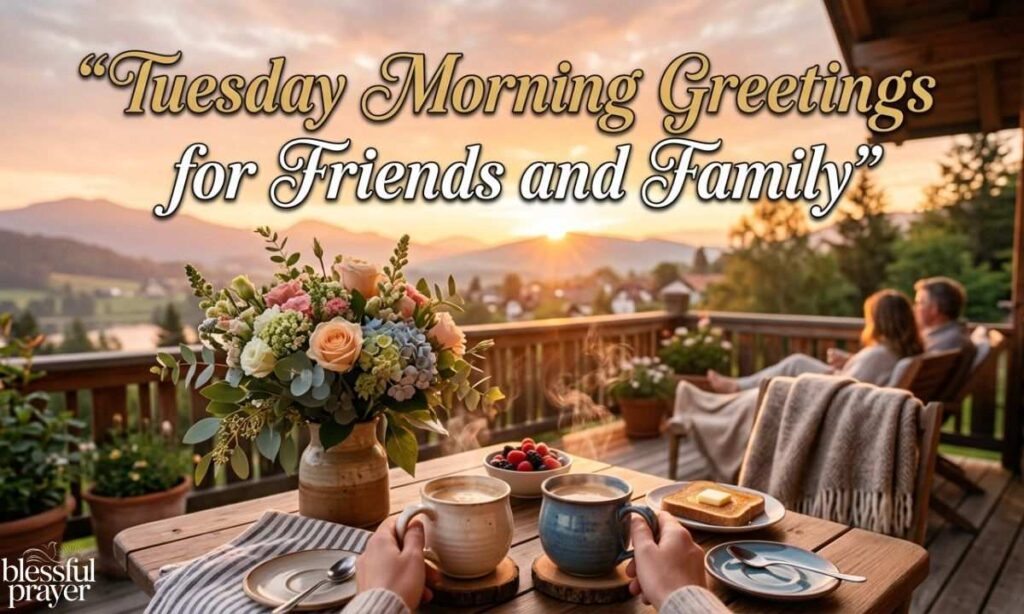 Tuesday Morning Greetings for Friends and Family
