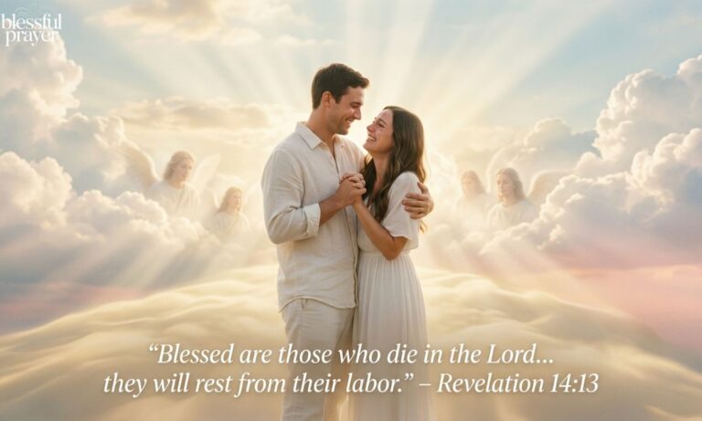 Husband and Wife Reunited in Heaven Bible Verse