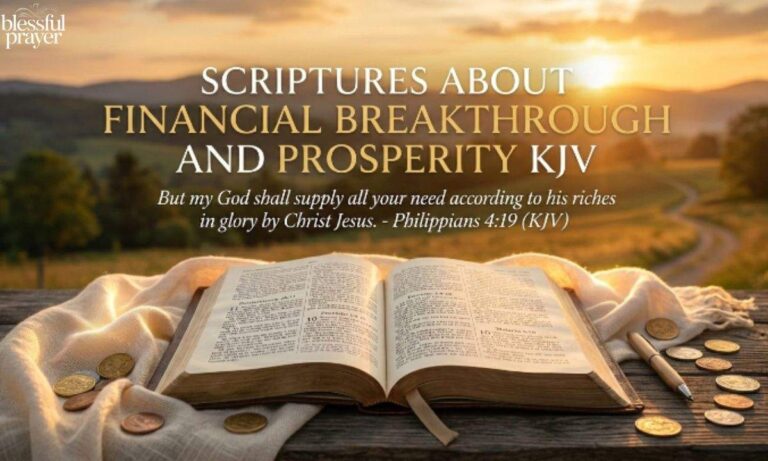 Scriptures About Financial Breakthrough And Prosperity KJV 
