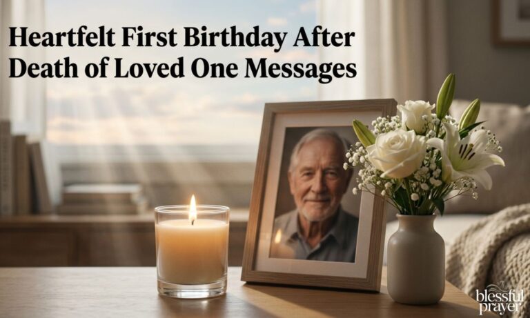 200 Heartfelt First Birthday After Death of Loved One Messages