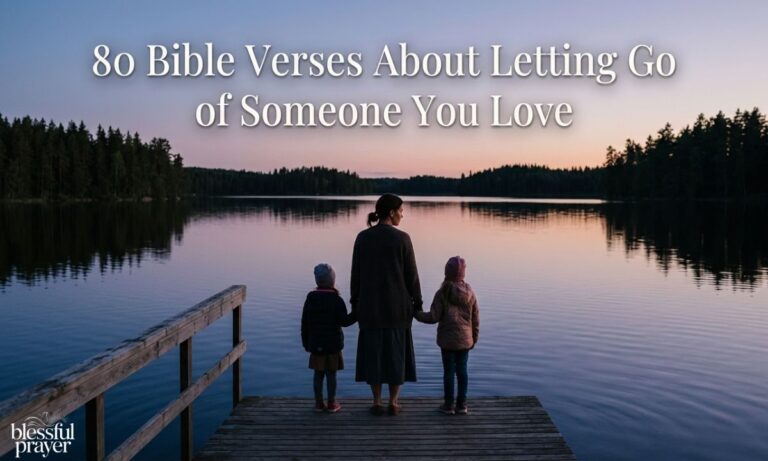 80 Bible Verses About Letting Go of Someone You Love