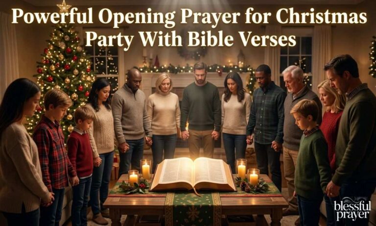 36+Powerful Opening Prayer for Christmas Party With Bible Verses
