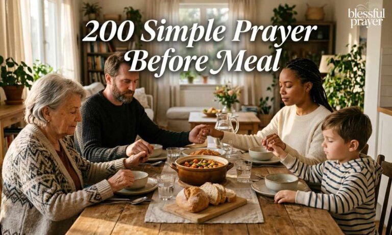 200 Simple Prayer Before Meal