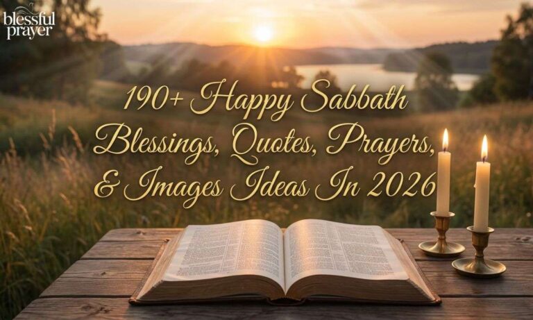190+ Happy Sabbath Blessings, Quotes & Prayers 2026