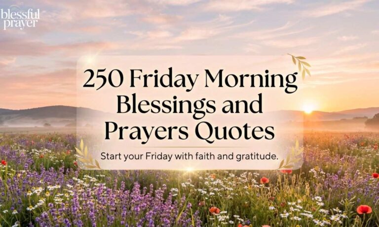 250 Friday Morning Blessings and Prayers Quotes
