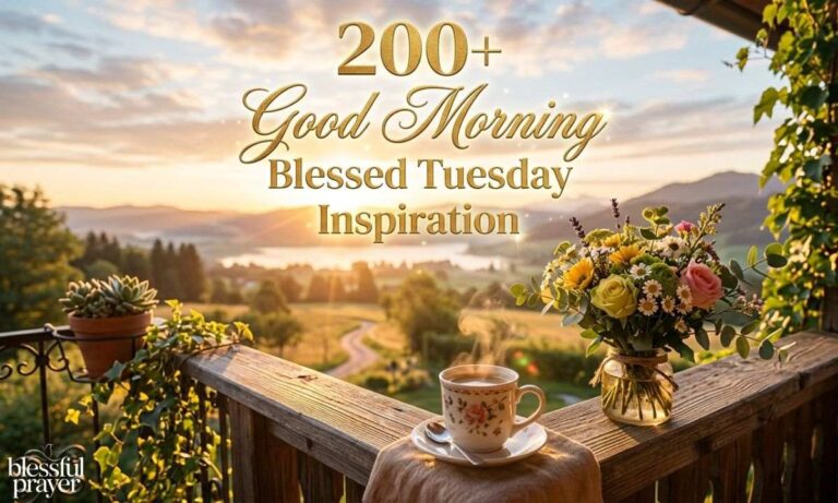 200+Good Morning Blessed Tuesday Inspiration
