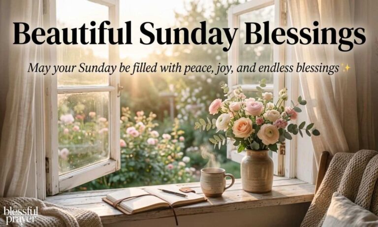 210+ Beautiful Sunday Blessings to Brighten Your Morning