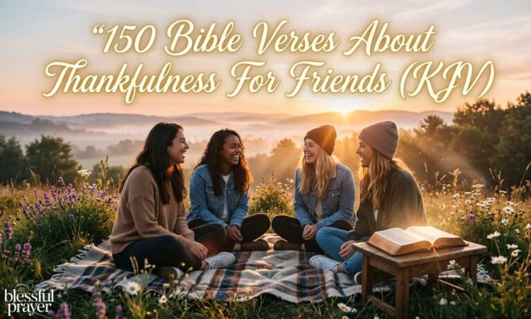 150 Bible Verses About Thankfulness For Friends (KJV) 